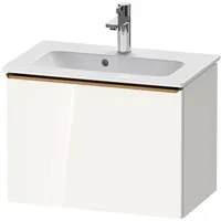 Duravit D-Neo Waschtischunterbau wandhängend mit Möbelgriff bronze gebürstet, ×