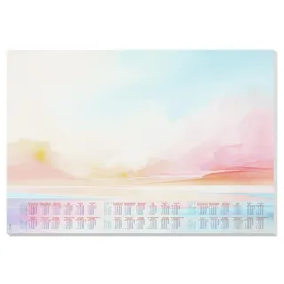 Sigel H6313 Papier-Schreibtischunterlage DIN A2, Kalender 2026 - 2028, 30 Blatt, Schreibunterlage aus nachhaltigem Papier