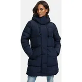 Marikoo Winterjacke "Kaituu XVI", Damen, Gr. XS, blau (navy), Obermaterial: 100% Polyester; Innenseite: 100% Polyester; Futter: 100% Polyester; Wattierung: 100% Polyester, Jacken Winterjacke, mit großer Kapuze, Topseller
