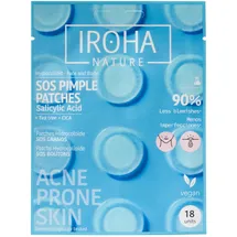 Iroha Nature Pickelpatches mit Salicylsäure/Teebaumöl/Centella Asiatica 18 Stück