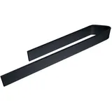 Designfabrik Hamburg Handtuchhalter ohne Bohren Schwarz 40 cm