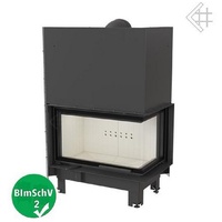 Kratki Kamineinsatz aus Stahl MBO rechts 15 kW Ø