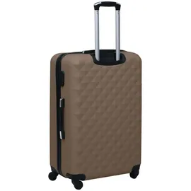 vidaXL ABS 4-Rollen Cabin 28 cm / 76 l braun