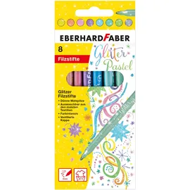 Eberhard Faber 551009 Glitzer Pastell 8er Etui