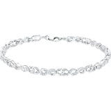 amor Armband für Damen, 925 Sterling Silber, Zirkonia synth. Armbänder & Armreife Weiss