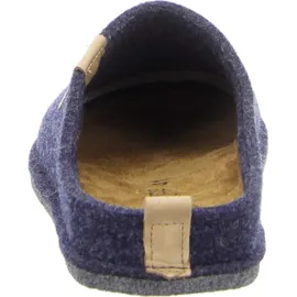 ROHDE Herren Pantoffel Hausschuh Softfilz Wechselfußbett Lucca-H 6940, Größe:47 EU, Farbe:Blau