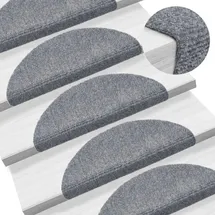 vidaXL Stufenmatte 56 x 17 cm Hellgrau