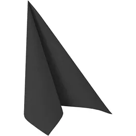 Papstar Servietten schwarz 3-lagig 40,0 x 40,0 cm, 50 St.