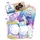 99flips Schoner Inliner Kinder Knieschoner Kinder - Inliner Schoner Set - Protektoren - Knie und Ellenbogenschützer - Größe S/M Rainbow - Knieschützer Skateboard, Scooter, Rollschuhe
