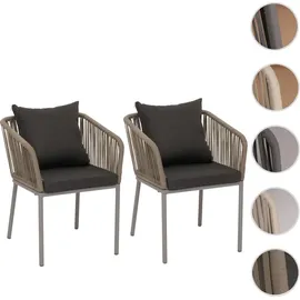 MCW MCW-N41 Gartenstuhl 2er-Set 0 x 0 x 0 cm grau