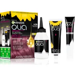 Garnier Olia Big Kit Permanent-Haarfarbe Farbton 4.26 Rose Violet