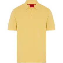 Hugo Poloshirt "Donos", Herren, Gr. XXL, medium gelb720, Piqué, Obermaterial: 100% Baumwolle, unifarben, regular fit normal, Rundhals, Bündchen, Shirts, Regular Fit, Baumwoll-Piqué