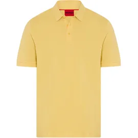 Hugo Poloshirt "Donos", Herren, Gr. XXL, medium gelb720, Piqué, Obermaterial: 100% Baumwolle, unifarben, regular fit normal, Rundhals, Bündchen, Shirts, Regular Fit, Baumwoll-Piqué