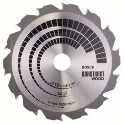 BOSCH Kreissägeblatt Const 2608640634
