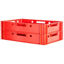 TSGPS Aufbewahrungskiste E1 60 x 40 cm 2-tlg. rot