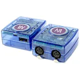 Nicolaudie SLESA-U10, 512ch, Blue, USB, Wifi, 8 ports, 99 Scenes, 1 Zone