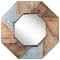 Wandspiegel MIRIO 77 cm 77 cm Holz Braun