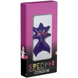 Scherzkondom Stern XL – handbemalt für fantasievolle Partys (1 Stück) 1 St