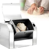 AityBuy Elektrische Teigmaschine, Gewerbliche Knetmaschine Mit 3 Kg/5 Kg/8 Kg/10 Kg Kapazität, Gewerbliche Teigmaschine, Mit Um 90° Drehbarem Rührbehälter 3KG