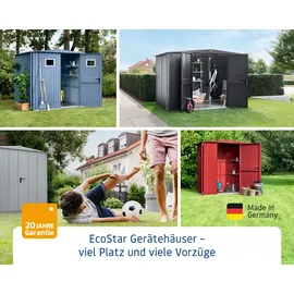 Hörmann Regenfallrohr-Set für Gerätehäuser Moosgrün