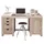 Massivmoebel24 Schreibtisch Akazie beige