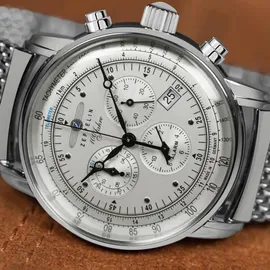 Zeppelin 100 Jahre Zeppelin 7680 Milanaise 42 mm 7680M-1