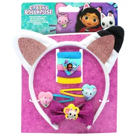 gabby's dollhouse Schmuckset mit Katzenohren, 5 Haarbänder und 3 Haarclips 16,5x2x20,5 cm