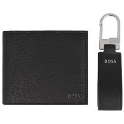 Boss Gbbm Geldbörse RFID Schutz Leder 16.5 cm Geschenkbox  schwarz