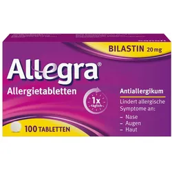 Allegra - schnell bei Heuschnupfen & ganzjährigen Allergien