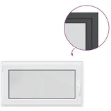 vidaXL Kellerfenster RISOR Dreh Kipp DIN Links 110 x 60 cm anthrazit