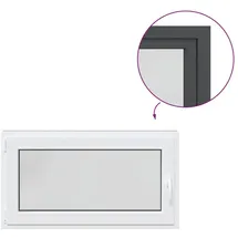 vidaXL Kellerfenster RISOR Dreh Kipp DIN Links 110 x 60 cm anthrazit