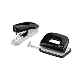 Novus Locher und Heftgeräte Set E210/E15 schwarz