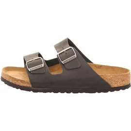 Birkenstock Arizona Weichbettung Naturleder geölt schwarz 46