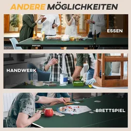 sportnow Tischtennisplatte Klappbar Grün