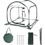 Famanu Mini-Gewächshaus Pop-up Design - Winterschutz 80 x 80 x 80 cm