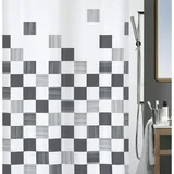 Spirella Duschvorhang 180 x 180 cm grau