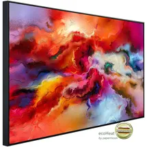 Papermoon Infrarotheizung Abstraktes Ölgemälde, sehr angenehme Strahlungswärme bunt