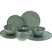 CreaTable CreaTable, Geschirrset, Stone (8 Stück)