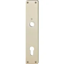 HOPPE Langschildpaar 202H F2/neusilberfarbig PZ 92mm