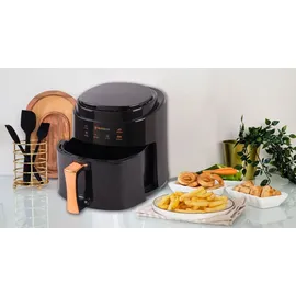 Westinghouse Air Fryer mit 5,5 L Kapazität, 6 praktische Automatikprogramme, Bedienung über Touch Panel, Cool-Touch-Griff, Maximale Temperatur 210 °C,
