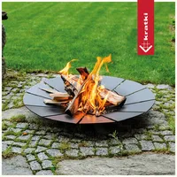 Kratki Feuerschale Ø 68 cm Schwarz