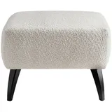 MID.YOU Hocker Colori Weiß Bouclé