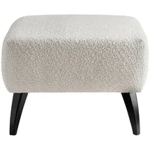 MID.YOU Hocker Colori Weiß Bouclé