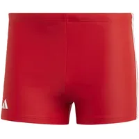 Adidas Herren Boxer Swimwear 3Stripes Boxer, Better Scarlet/White, HT2075,