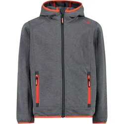 CMP KID JACKET FIX HOOD ANTRACITE-FLAME