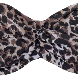 LASCANA Bandeau-Bikini Damen Braun/Mehrfarbig 38 Cup C