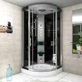 AcquaVapore Dampfdusche Duschtempel Sauna Dusche Duschkabine D46-03T3 80x80