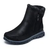 SKECHERS Damen Winter Boots, Schwarz, 36 EU