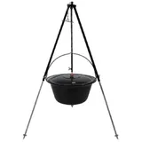 Grillplanet Gulaschkessel 22 Liter schwarz