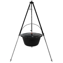 Grillplanet Gulaschkessel 22 Liter schwarz